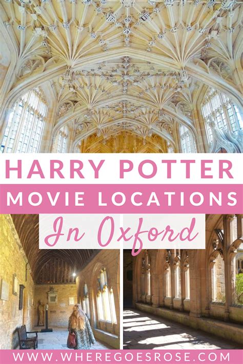 Self-Guided Oxford Harry Potter Tour – 9 Filming Locations & Map | Oxford harry potter, Harry ...