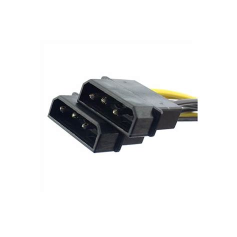 Personalizar Dual 4 Pin Molex IDE A 6 Pines PCI E Y Cable De