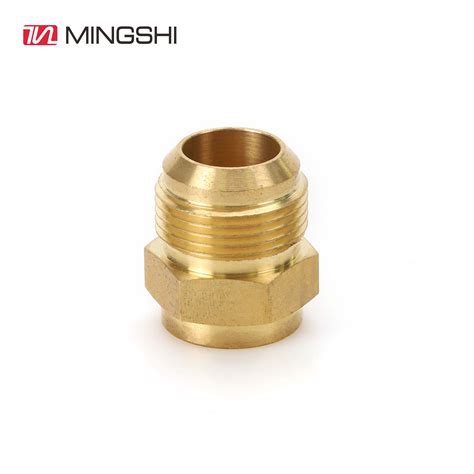 Male Straight Brass Compression Fittings For Plumbing Air Conditioning System Air Conditioning