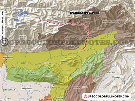 The Mighty Subansiri River Of North East India Geography Hydrology