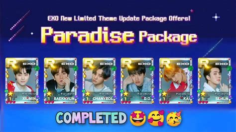 Superstar Smtown Completed Exo Paradise Limited Theme Youtube