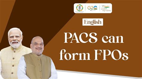 Pacs Forming Fpos A Video By Ministry Of Cooperation Government Of