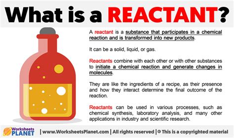 reactant definition  reactant