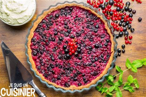 Recette De Tarte Aux Cassis Et Groseilles