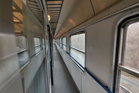 Old Passenger Train Interior Stock Image - Image of carriage, mass ...