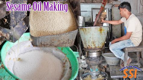 How To Extracting Sesame Oel Cold Press Process Traditional Oil