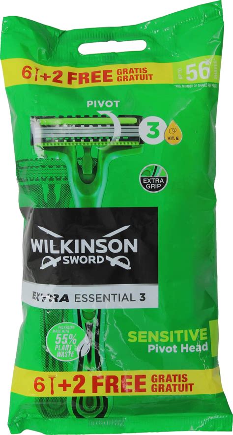 Wilkinson Sword Extra3 Sensitive Disposable Razors 4 2 Free Oh