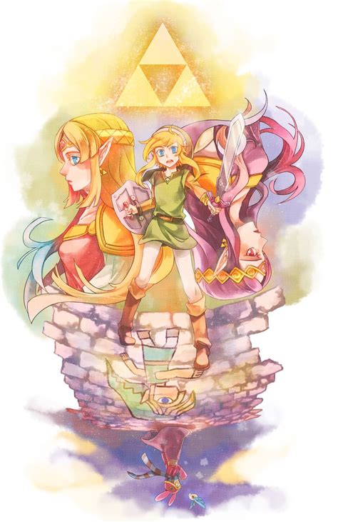 The Legend Of Zelda A Link Between Worlds Artwork By 607 The Legend