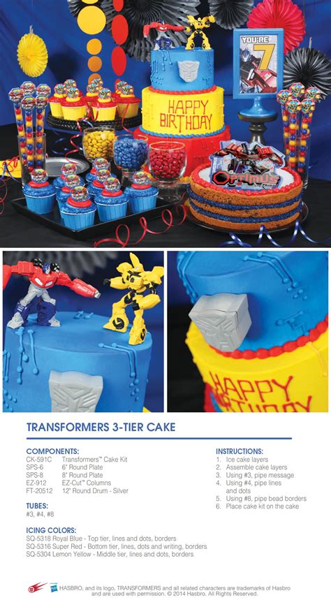 Create A Bold And Colorful Transformers Party With Optimus Prime And