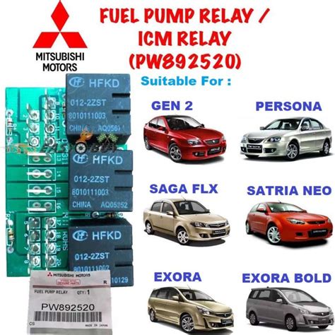 Fuel Pump Relay Icm Relay Proton Gen Saga Blm Flx Exora