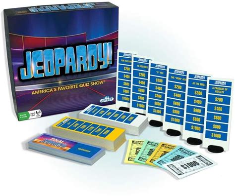 Jeopardy! Board Game by Outset Media | Card games for kids, Board games ...