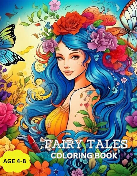 Fairy Tales, Enchanted Fairyland, Coloring Book, 82 pages, 8.5x11 ...