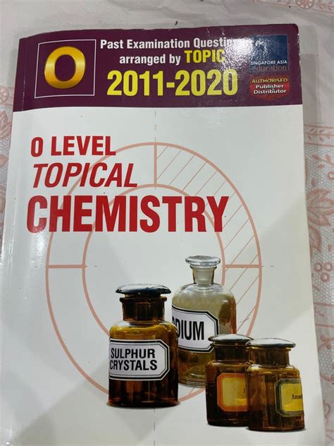 O Level Chemistry TYS 2011 2020 Hobbies Toys Books Magazines