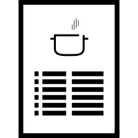 Recipe Icon Free PNG SVG 590523 Noun Project