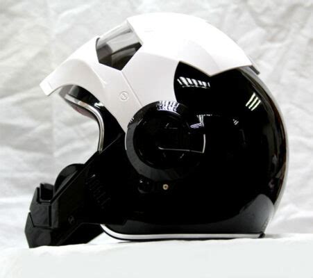 Black White Masei Ironman Motorcycle Helmet Jpmotorcyclehelmet