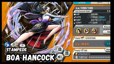 Stampede Boa Hancock Gameplay One Piece Bounty Rush OPBR YouTube