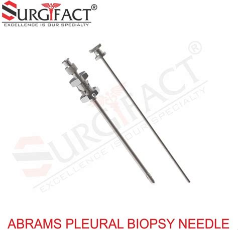 Suract Abrams Pleural Biopsy Needle At Rs 100piece Trucut Biopsy