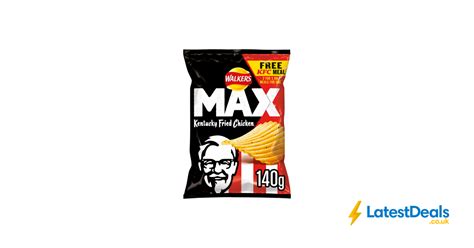 Walkers Max Kentucky Fried Chicken Crisps 140g £100 At Tesco Clubcard