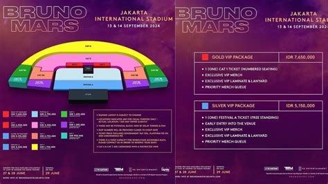 Harga Tiket Konser Bruno Mars Di Jakarta Resmi Dirilis Sudah Siap War