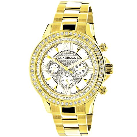 Luxurman Men's Diamond Watch Liberty 2591 - Mens Diamond Watches