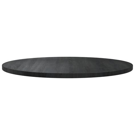 PLATEAU DE TABLE VENDU SEUL Dessus de table Noir Ø80x2 5 cm Bois de