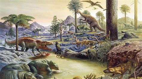 Dinosaurs Of The Jurassic Period Of The Mesozoic Era Stock 52 Off