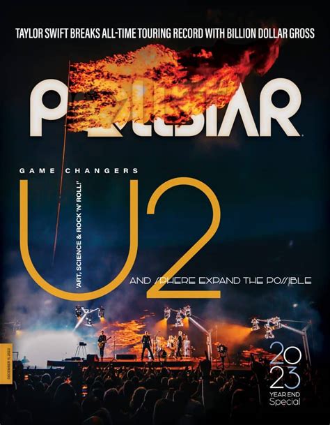 2023 Game-Changers: U2 & Sphere Expand The Possible (Cover Story) - Pollstar News