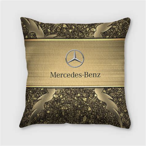 Подушка 3D Mercedes gold Мерседес голд - купить по цене 1340 руб в ...