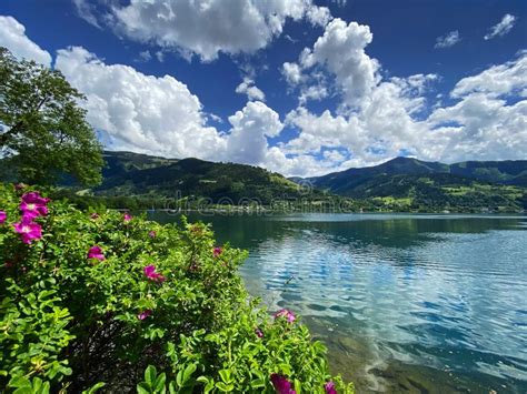 Lake Zell Salzburger Land stock image. Image of pinzgau - 188152999