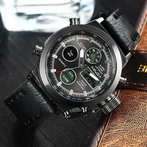 Мужские наручные часы AMST Watch черные. Противоударные ...