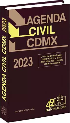 Agenda civil de la Ciudad de México 2023 43 ed de Ediciones