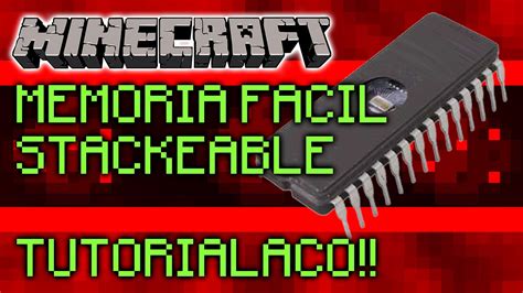 Array Memoria Stackeable Y F Cil Tutorial Redstone Minecraft