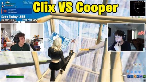 Clix VS Cooper 2v2 TOXIC Fights W Khanada EpikWhale YouTube