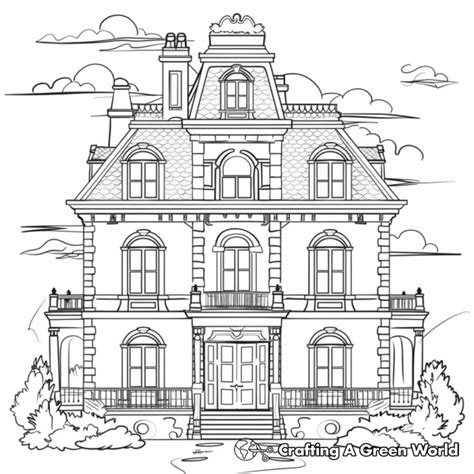 Beach House Coloring Pages Free Printable