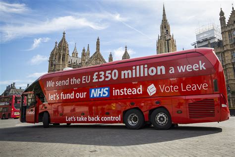 Man Behind Nhs Brexit Bus Slogan Admits Leaving Eu Could Be An Error