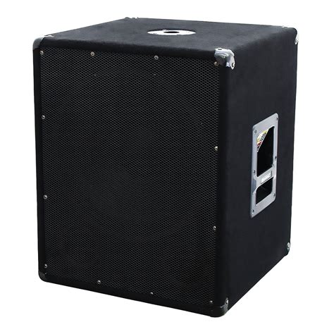 X Omnitronic Subwoofer Bass Bin Speaker W Bx Dj Disco Pa