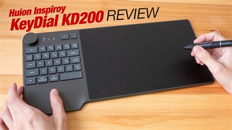 Review Huion Inspiroy Keydial Kd Youtube