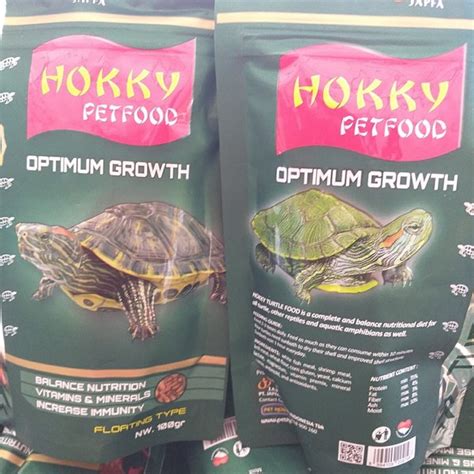 Jual Pakan Kura Kura Turtle Food Hokky 100 Gr Optimum Growth Di Lapak