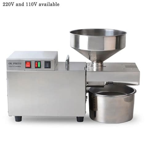 Stainless Steel Automatic Oil Machine Small Commercial Oil Press