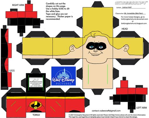 Dis Mr Incredible Cubee By Theflyingdachshund On Deviantart