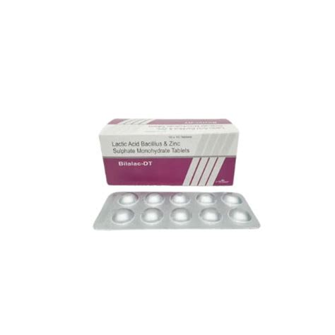 Lactic Acid Bacillus Zinc Sulphate Monohydrate Tablets At Best Price