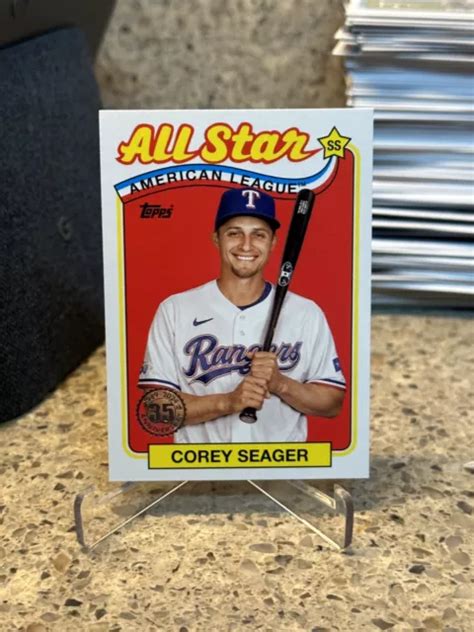 CARTA 2024 TOPPS Serie 2 Corey Seager 35 Anniversario All Star Texas