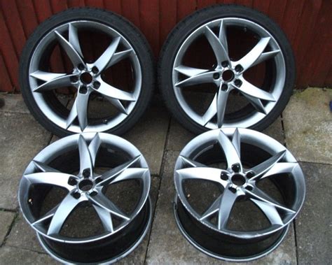 Audi A5 S Line Y Shape 19 Inch 5 Spoke Alloy Wheels With X2 Good Tyres