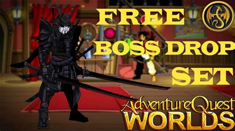 AQW AWESOME BOSS DROP SET FREE AC TAGGED ITEM SHOWCASE 2020 YouTube