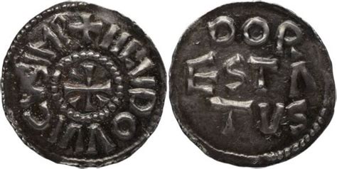 Denier Louis I Dorestad Unified Carolingian Empire Numista