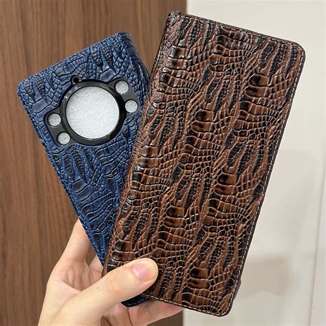 Genuine Leather Skin Flip Wallet Book Phone Case Cover On For Cubot