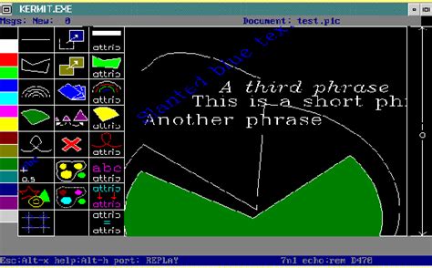 Ms Dos Kermit Graphics Screen Shots