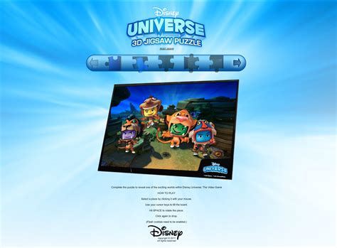 Disney Universe 3D Jigsaw Puzzle - Play Online on Flash Museum 🕹️