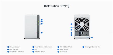 Synology Diskstation Ds J Bay Nas Ghz Realtek Core Gb Ram