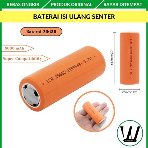 Jual Anbolt Ready Stock Baterai Isi Ulang Untuk Baterai Isi Ulang